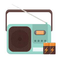 An AM-FM radio is crucial during an emergency